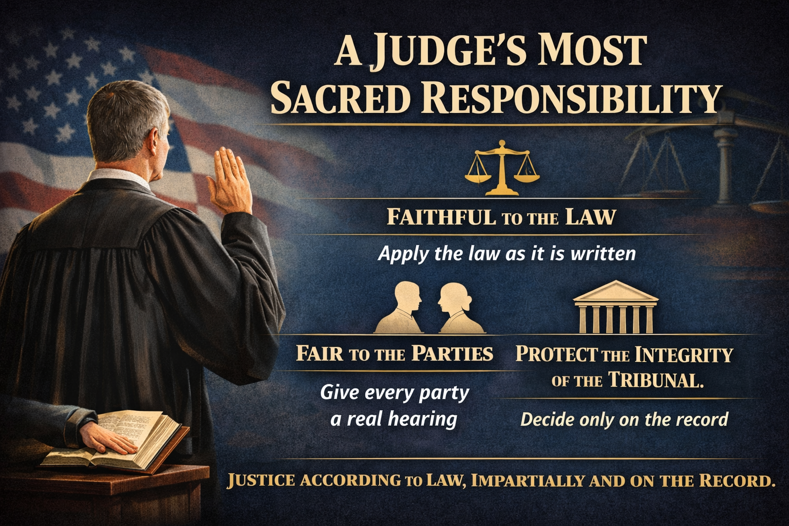 A Judge's Most Sacred Responsibility