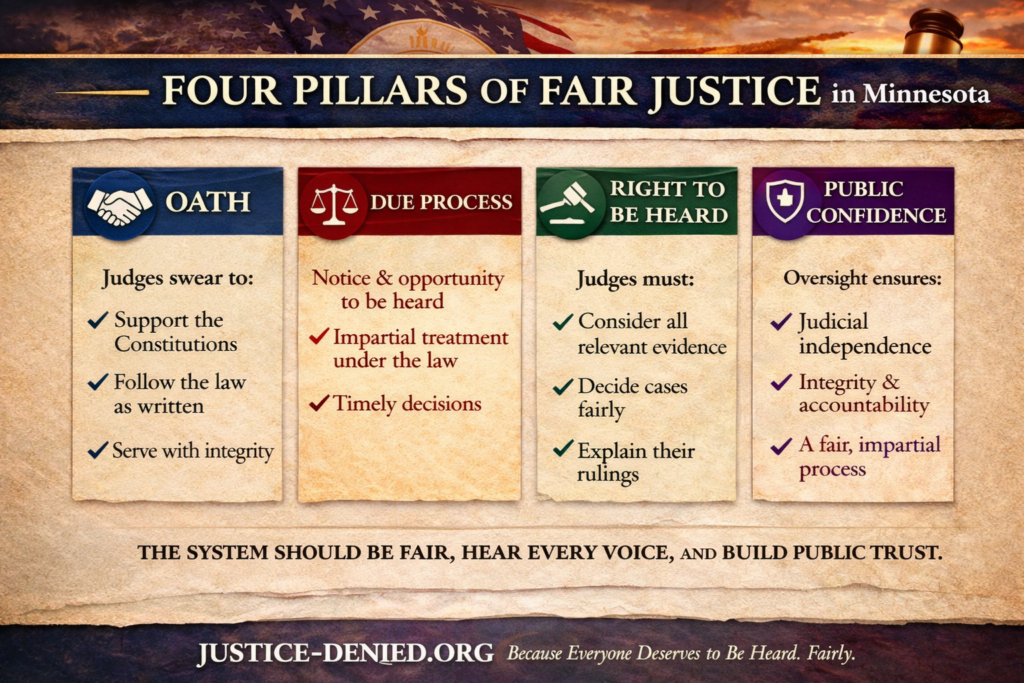 An Open Letter to Minnesota's Judicial System