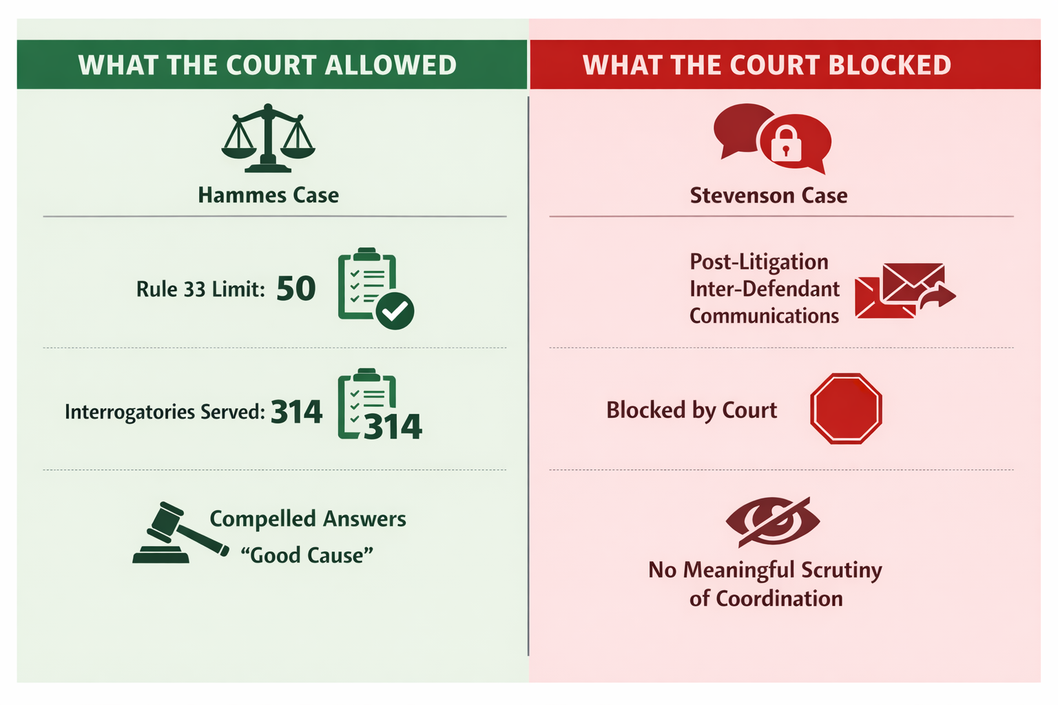 Discovery: Compelled Versus Blocked