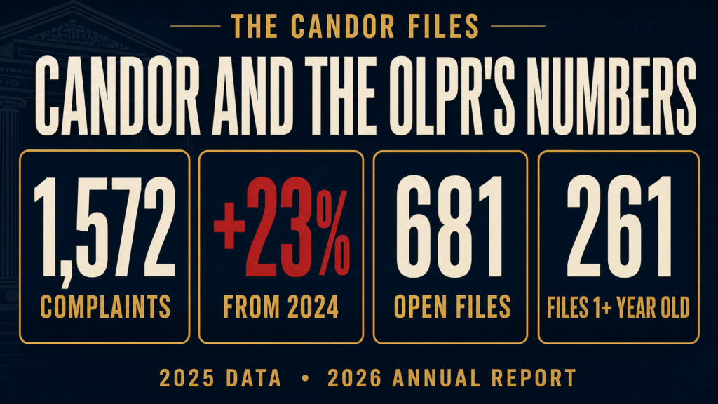 Candor and the OLPR’s Numbers 1 Candor and the OLPR's Numbers
